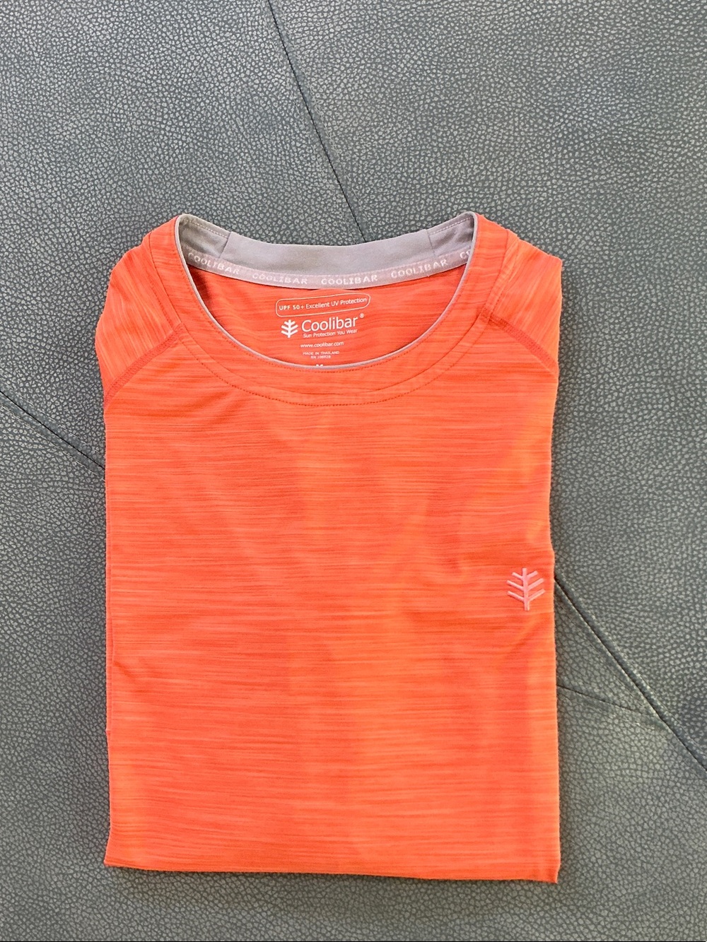 Coolibar Orange Short Sleeve Sun Shirt